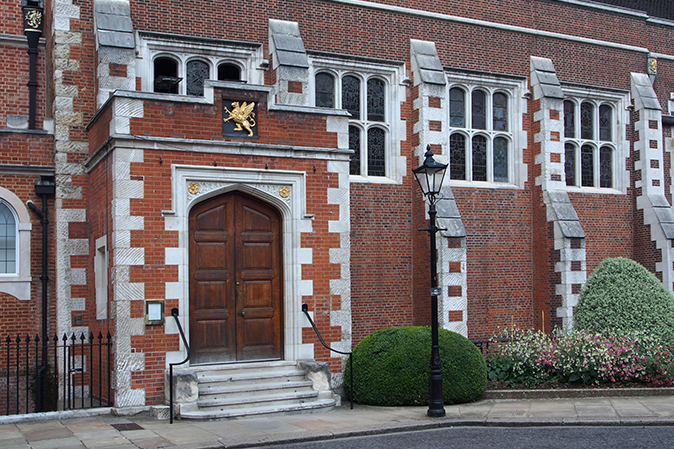 Chapel of Gray's Inn, one of the historic inns of court where lawyers are educated