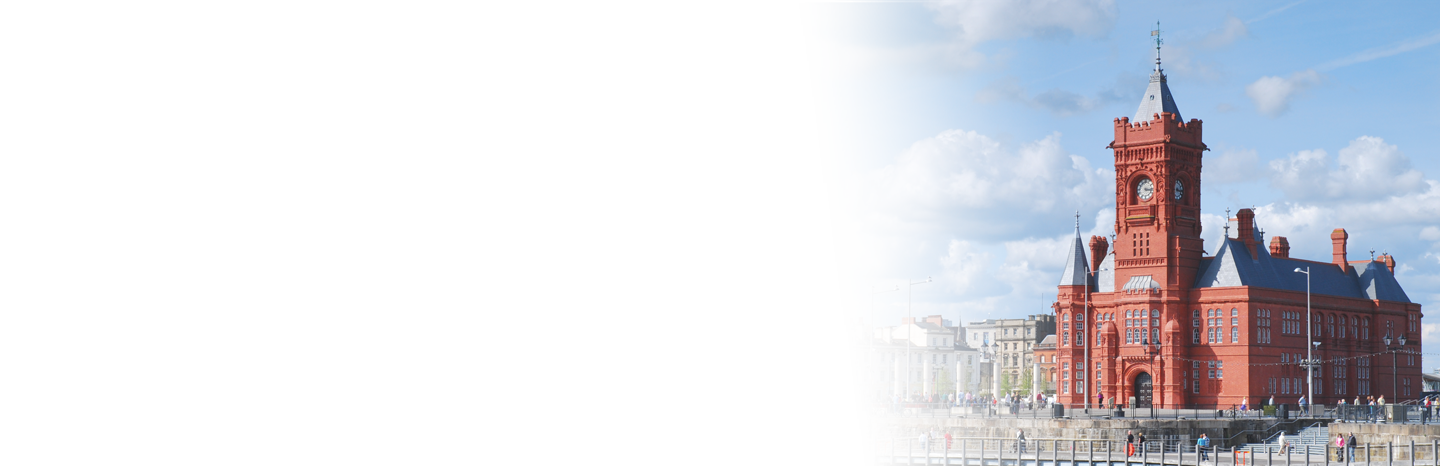 Cardiff Bay Pier building