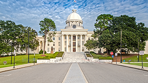 Alabama state capitol in Montgomery